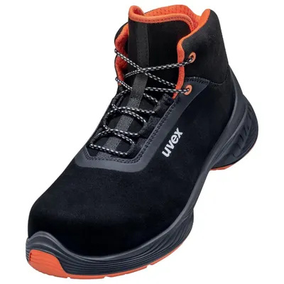 Produktbild von uvex 1 G2 Stiefel S2 schwarz, rot Weite 12 Gr. 44