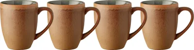 Produktbild von Bitz Becher mit Henkel Wood/Forest 0,3 l Set4