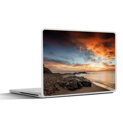 Produktbild von MuchoWow® Laptop Aufkleber Sticker Cover Luft - Meer - Strand 30x21 cm - Sticker für Laptop - Selbstklebend