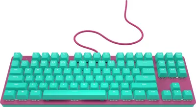 Produktbild von Nubi NK87 Ice ANSI US – Mechanische Gaming-Tastatur, Torquise