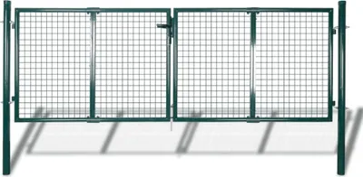 Obrázek produktu pro Plotová branka ocelová 300 x 125 cm zelená