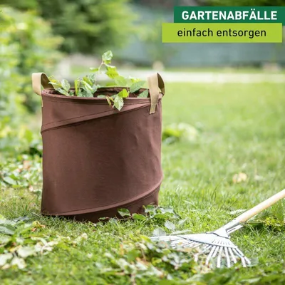 Produktbild von Gartenabfallsack Pop-Up aus Canvas-Stoff, 120 L