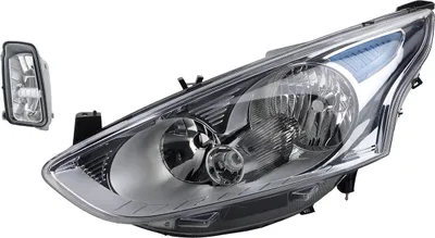 Zdjęcie produktu dla Reflektory pasujące do Ford B-Max, produkcja od 10/2012 - żarówki H7, H15, światło mijania i drogowe, światło przeciwmgielne. Numery części: 1786176, 1471730, 7M5115K202AC. Producent: Johns
