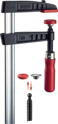 Produktbild von Bessey Schraubzwinge Weite 1000mm Ausladung 175mm Rutschsicherung - TG100S17