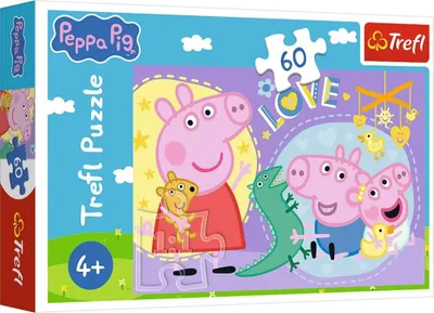 Image de TREFL PUZZLE 60 Happy Pig / Peppa Pig 17414