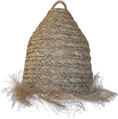 Produktbild von Lampenschirm ANAFI aus Seegras mit robustem Metallgestell, h47cm, 35cm Breite