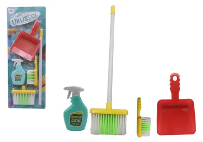 Obrázek produktu pro Uklízecí sada/uklízečka s doplňky plast 5ks