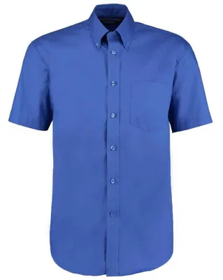 Produktbild von Kustom Kit - "Premium" Hemd für Herren, Oxford-Stil, Klassisch, kurzärmlig LT3629 (37,5 cm) (Königsblau)