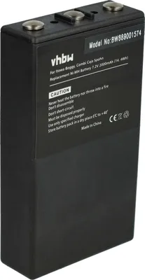 Produktbild von vhbw Akku Ersatz für Itowa BT7216MH für Industrie-Funkfernsteuerung Fernbedienung (2000 mAh, 7,2 V, NiMH) - Schwarz