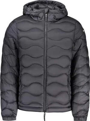 Produktbild von Herrenjacke Schwarz mit Kapuze und Kontrastdetails - Stylisch & Funktional