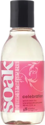 Produktbild von Soak Celebration - Nachhaltiges Waschmittel ohne Ausspülen - Biologisch abbaubar - Pink - 90ml