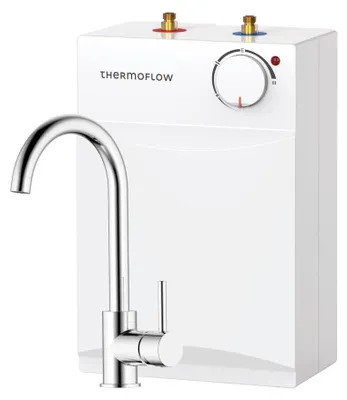 Produktbild von Boiler Warmwasserspeicher 5 l Untertisch steckerfertig + Armatur 2 kW Thermoflow