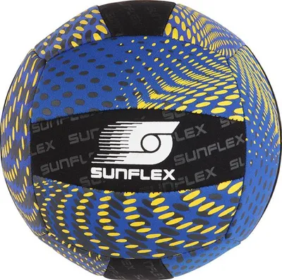 Produktbild von Sunflex Neopren Beach und Funball Größe 5 blau | Beachball Wasserball Strandball