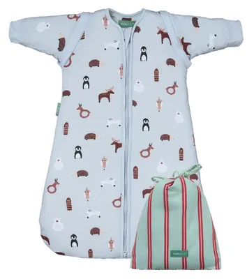 Image de Sac de couchage pour bébés avec manches et chaussettes amovibles, 2,5 TOG