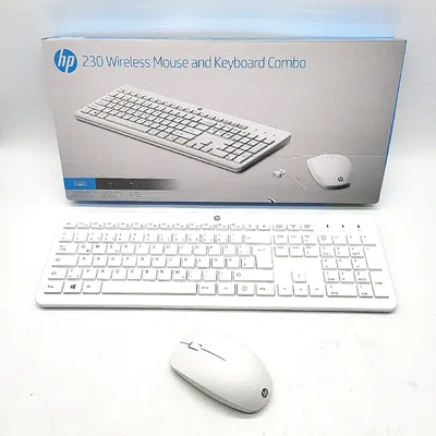 Produktbild von HP 230 Maus Tastatur kabellose Maus Tastatur USB Dongle bis zu 16 Monate
