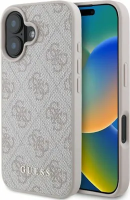 Produktbild von Guess 4G Classic - iPhone 16 Hülle (Pink)