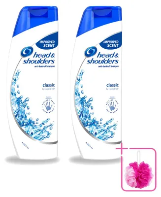 Productafbeelding van 2 x Head & Shoulders Shampoo Classic Clean - 250 ml - Voordeelverpakking - 2 stuks