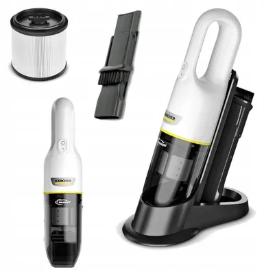 Produktbild von Kärcher CVH 3 Plus kabelloser HEPA-Autostaubsauger mit Ständer