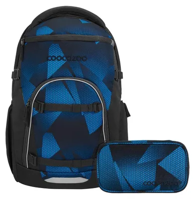 Produktbild von Coocazoo Byte Electric Ice Schulrucksack Set 2tlg.