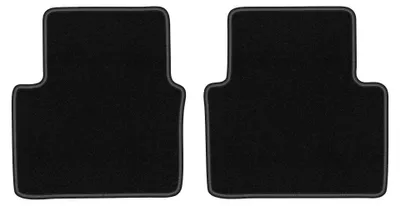 Image de Tapis arrière en moquette pour Nissan Qashqai I J10 (szeroki) 2007-2013 (crossover) – 2 pièces, noirs, sur mesure – Wielganizator LUX