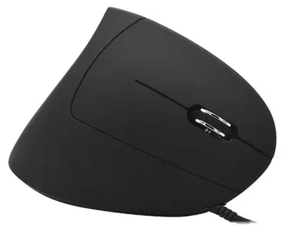 Image de Souris optique filaire verticale, surface mate antidérapante, haute sensibilité, pour le jeu et le bureau