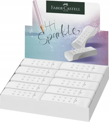 Image de FABER-CASTELL 187320 FABER-CASTELL Radiergummi RollOn Sparkle weiß