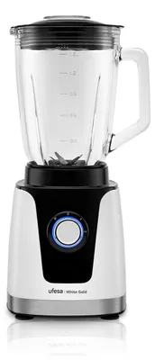 Obrázek produktu pro Sada mixéru s nádobou UFESA WHITE GOLD 1500 W, 1,5 L, 2 rychlosti, bílá, kov