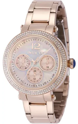Obrázek produktu pro Invicta Bolt 48863 Dámské Hodinky - Quartz Hnutí - Nerezová Ocel se Stříbrným Ciferníkem - 37 mm
