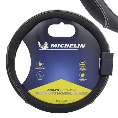 Zdjęcie produktu dla MICHELIN Pokrowiec na kierownicę "M" 36,8-39,4 cm, czarno-szary