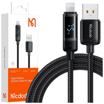 Obrázok produktu pre Kábel Mcdodo CA-5000, USB-A do Lightning, 1,2 m, čierny