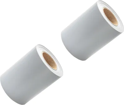 Zdjęcie produktu dla Hengda – pasy osłonowe z PVC, pasy przeciwwiatrowe, siatki z podwójnymi prętami, 100 m, jasnoszare