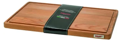 Immagine prodotto di Bisetti Tagliere In Legno Di Faggio Con Raccoglisugo 40x25x2 Cm
