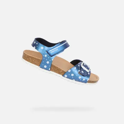 Produktbild von Geox Blaue Mädchensandalen Adriel 32