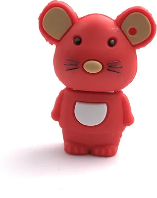 Image de Onwomania Souris Animal Souris Rat rouge Clé USB Flash Drive 64GB Usb 2.0