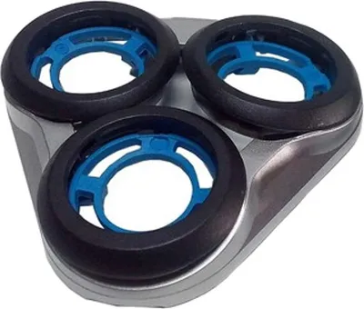Produktbild von Trade-Shop Scherkopfrahmen Silber inkl. Halter Ersatz für Philips S5400 S5420 S5510 S5520 S5550 S5560 S5570 S5572 Rasierer / Scherkopf Ersatzteil
