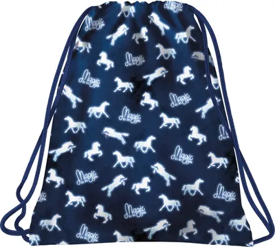 Produktbild von Pferde Sportbeutel Turnbeutel Tasche Sporttasche Schuhbeutel Pferde Magic Motiv