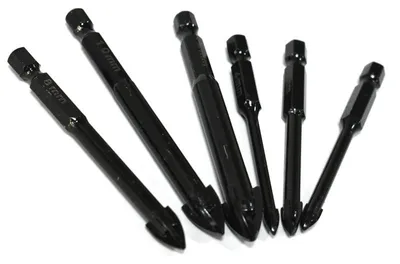 Produktbild von 1-teiliges Diamantbohrer-Lochsägen-Set für Fliesen, Beton, Ziegel, Glas, Keramik, Holz, Metall, Stein, 4-12 mm, Holzbearbeitungswerkzeuge (Lochdurchmesser: 10 mm, Schwarz)