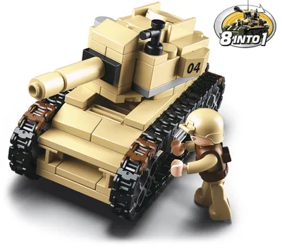 Produktbild von Sluban Armee 8into1 M38-B0587B Panzer