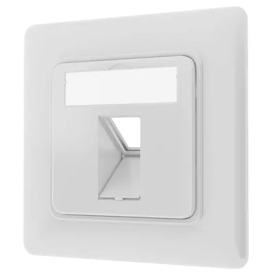 Image de Boîtier de raccordement pour Keystones simple RAL9003