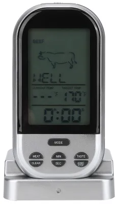 Draadloze Vleesthermometer mit Sonde, digital, für Grill & BBQ