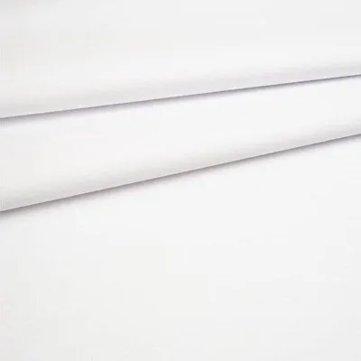 Image de Tissu en coton doux, 2 m x 160 cm, blanc