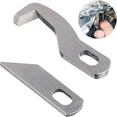 Image de Kit de lames de rechange pour surjeteuses, lames supérieures et inférieures, qualité supérieure