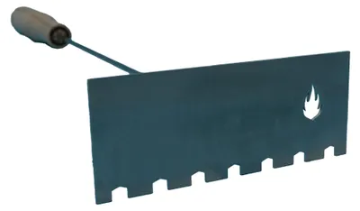 Produktbild von Glutschieber 60 cm Edelstahl mit Holzgriff