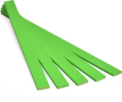 Obrázek produktu pro Metrie, Dřívka na tvoření s dětmi - Zelené, 3,2 x 16 x 250 mm, 100 ks