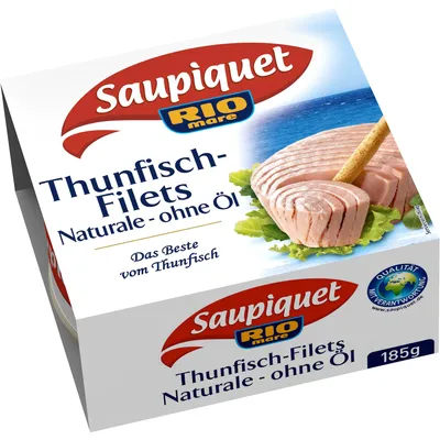 Obrázok produktu pre Saupiquet filé z tuniaka naturale bez oleja prémiovej kvality 185g
