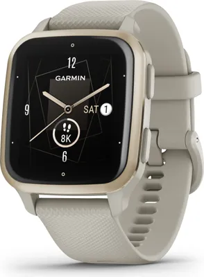 Image de Garmin Venu Sq 2 Music 3,56 cm (1.4") AMOLED 40 mm Numérique Écran tactile Or GPS (satellite)