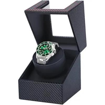 Produktbild von Uhrenbeweger, Automatik Uhrenbeweger mit 1 Positionen, Uhrenbeweger für Automatikuhren, Uhrenbox, Watchwinder Extrem Leisem Motor, Für 1 Uhr
