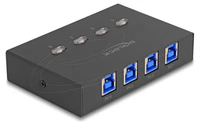 Immagine prodotto di DELOCK USB 5 Gbps Switch für 4 PC an 1 Gerät