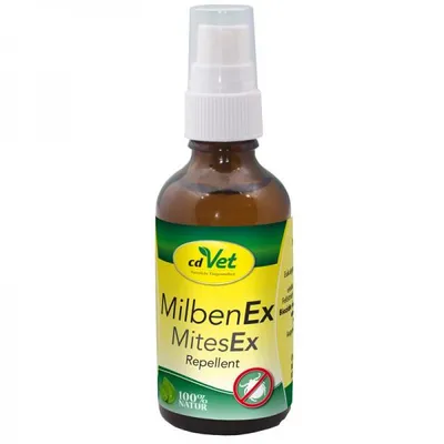 Productafbeelding van Cd Vet Milben-Ex: Repellent spray ter bescherming van huisdieren tegen mijten en insecten, 50 ml