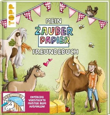 Produktbild von Mein Zauberpapier Freundebuch Süße Pferde